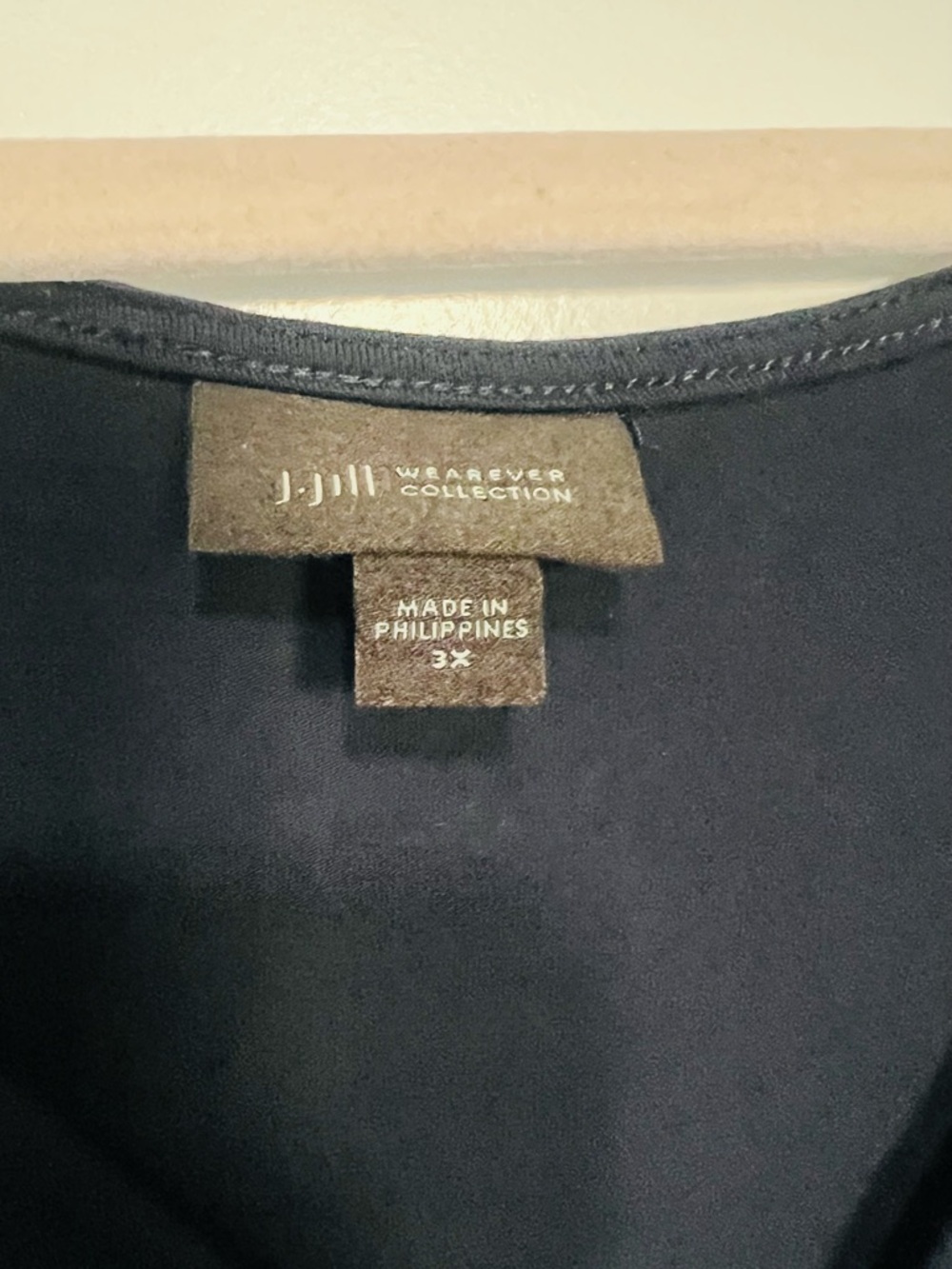 J. Jill Black Sleeveless Maxi Dress with Drawstring Waist - Picture 3 of 4